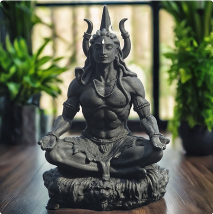 Shiva mahayogi Idol Shiv God adiyogi 3.5"