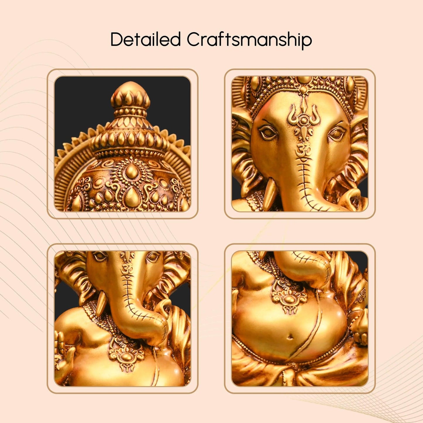 Ganesh Murti for Car Dashboard – Premium Spiritual Car Decoration